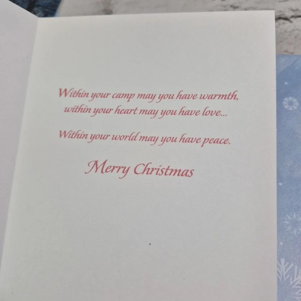 Leanin Tree Christmas Cards Snowy Forest Cabin Northern Lights Lot Of 6